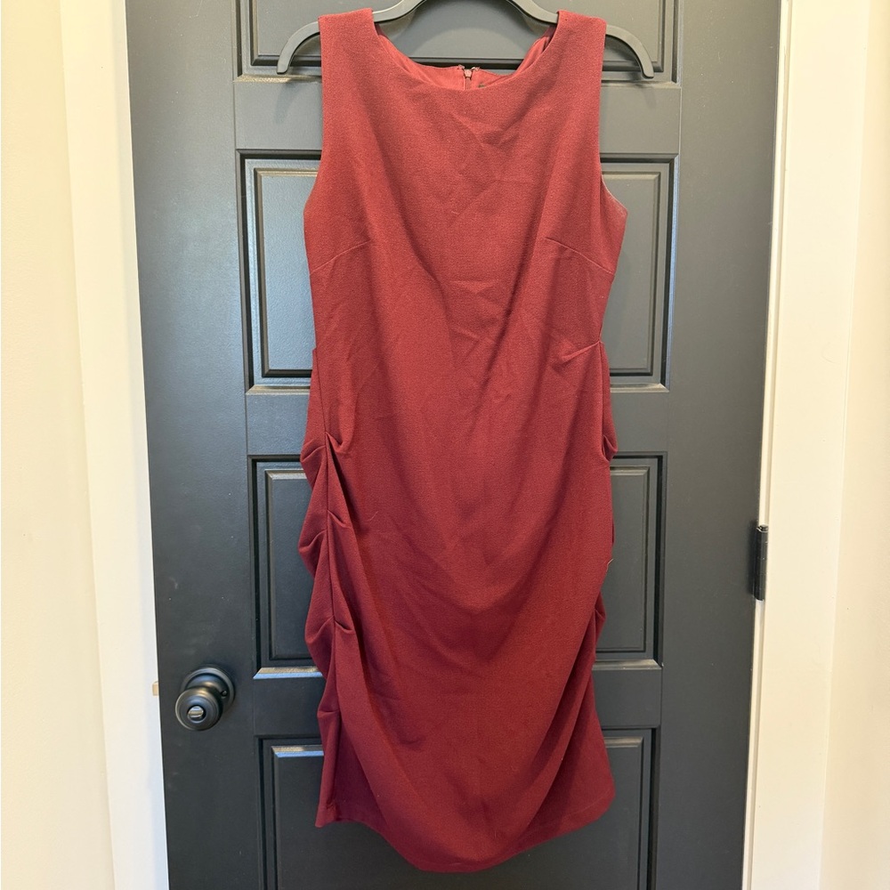 Chetta B Rich Red Midi Dress